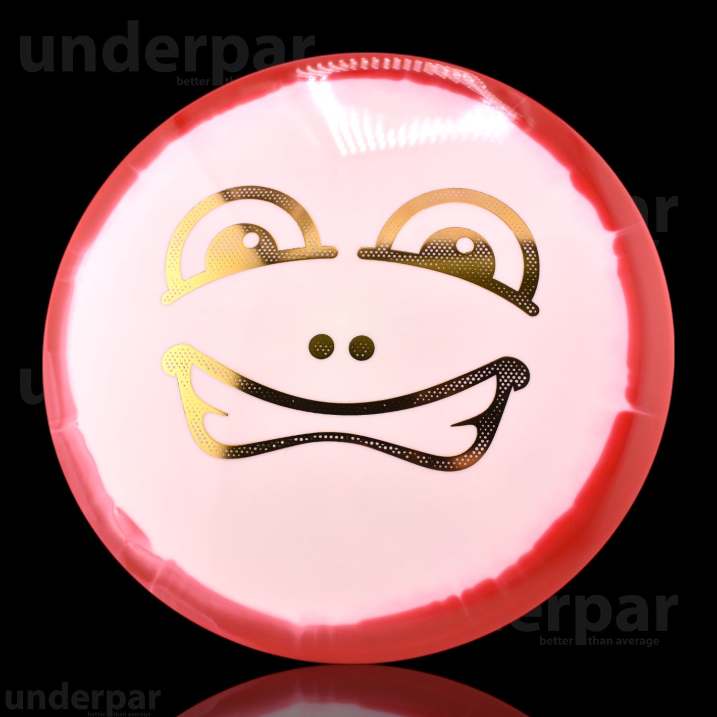 UnderPar Collection: Dynamic Discs Fuzion Orbit Emac Truth Disc Golf Disc (Frog Smile)