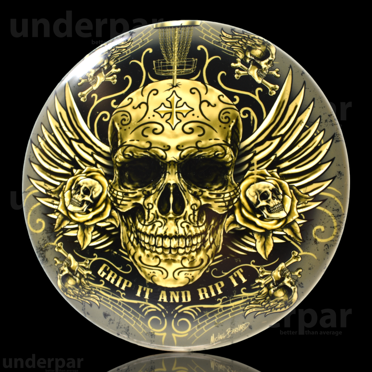 Michael Barnard 'Grip It and Rip It' Dyemax Westside Tournament Harp Disc Golf Discs
