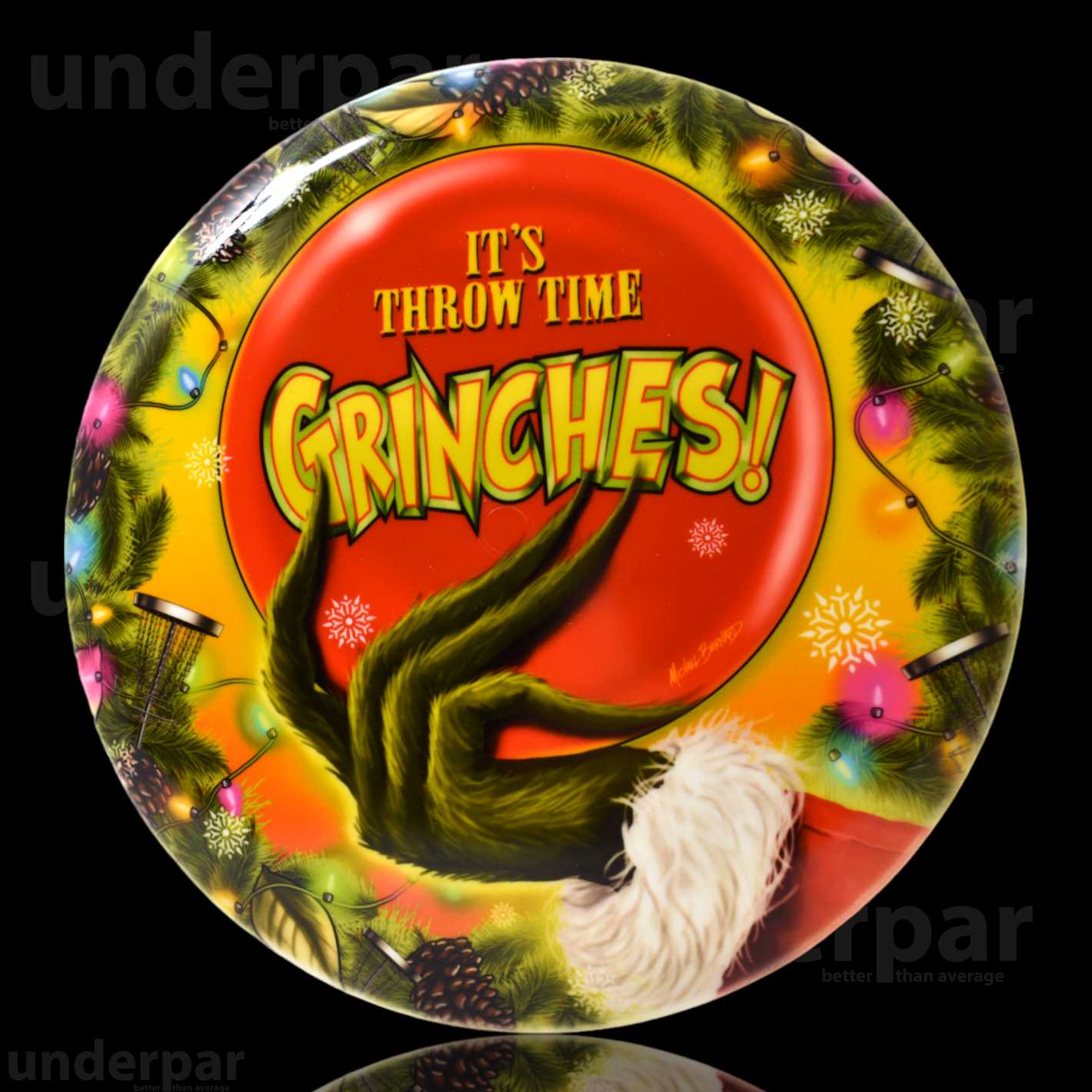 Michael Barnard 'It's Throw Time' Dyemax Latitude 64 Pure Disc Golf Discs