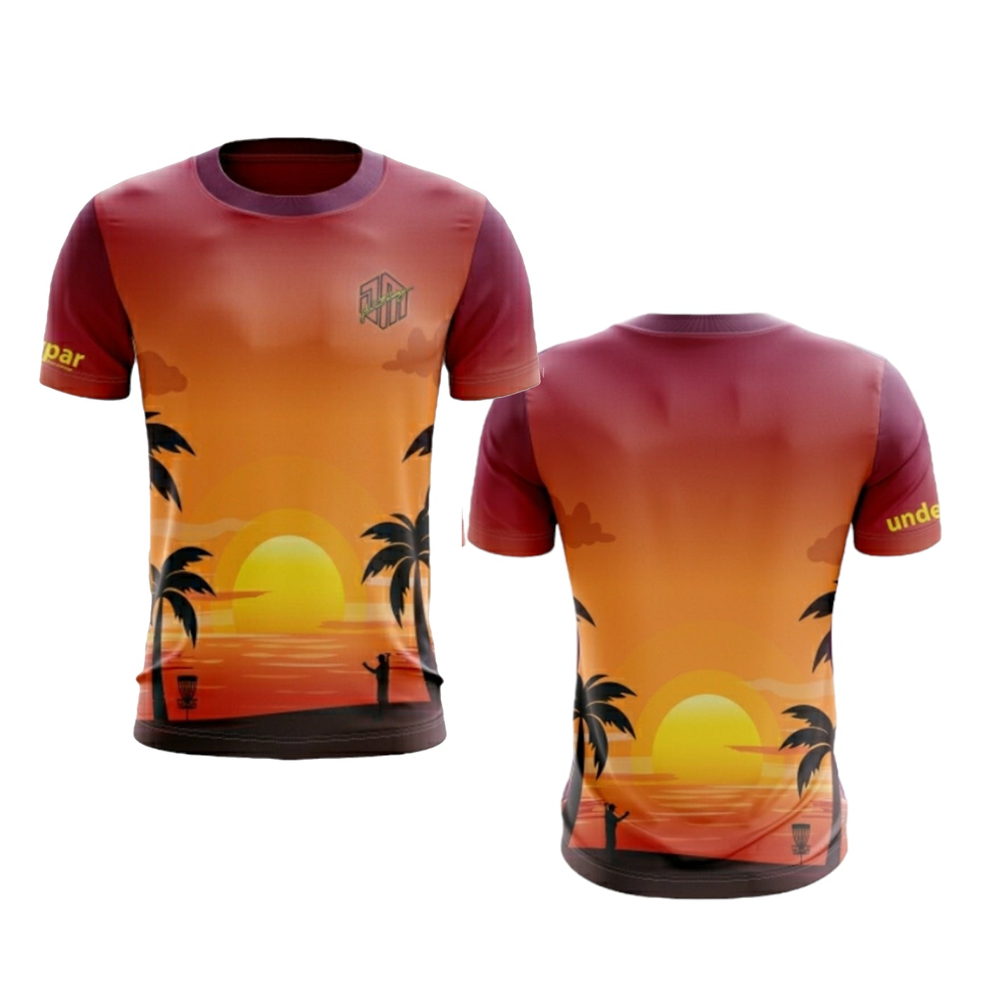 JohnE McCray Collection: JohnE McCray Polyester/Spandex Blend Sublimation T-Shirt Florida Style