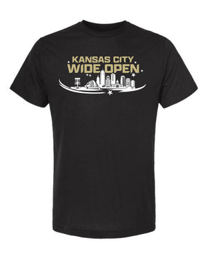 26' Kansas City Wide Open 100% Cotton Blend T-Shirt