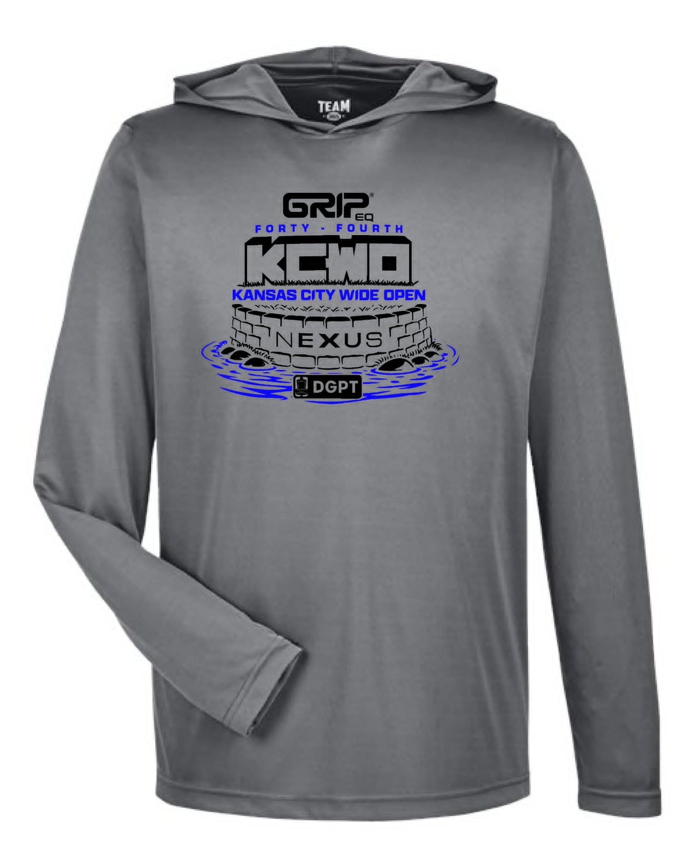 26' Kansas City Wide Open 100% Polyester Long Sleeve with Hoodie