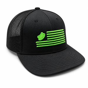 UnderPar Collection: Frog Flag 404 Trucker PACFLEX Hat