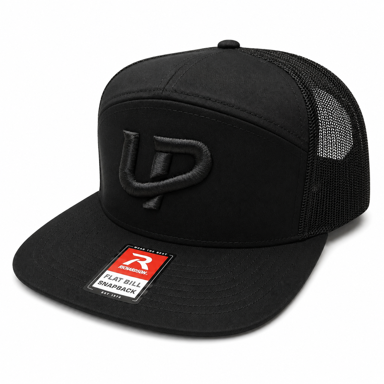 UnderPar Hat Richardson 168 Snapback Embroidered Trucker Flat Disc Golf Hat