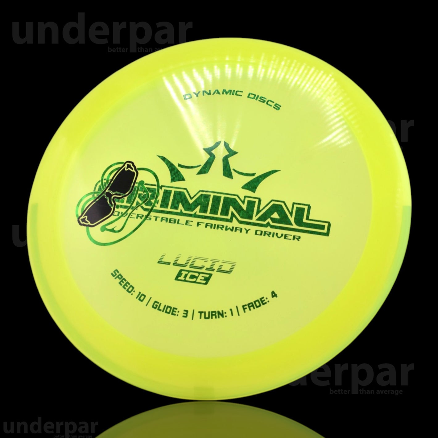 Disc Golf Dynamic Discs Lucid Ice Criminal Disc Golf Disc