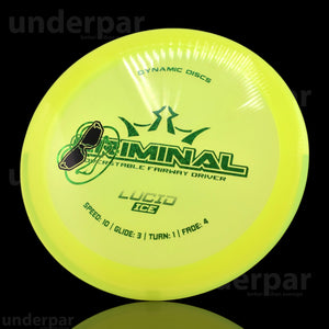 Disc Golf Dynamic Discs Lucid Ice Criminal Disc Golf Disc