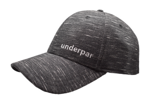 UnderPar Collection: Custom Heather Black Embroidered UnderPar Hat