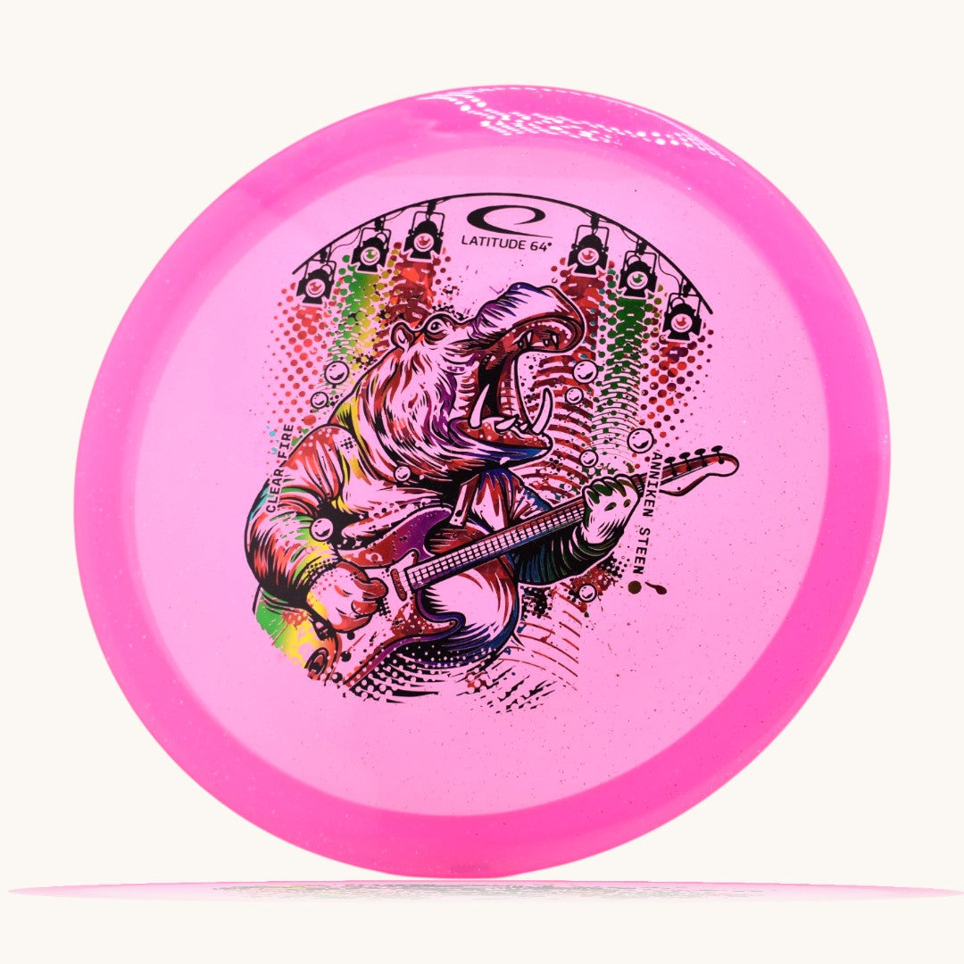 Disc Golf Latitude 64 Royal Clear Sparkle Fire Disc Golf Discs Anniken Steen