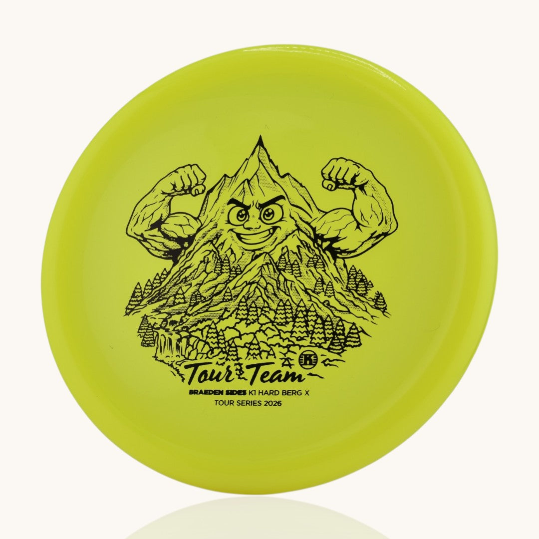 Disc Golf Kastaplast K1 Hard Berg X Disc Golf Disc Braeden Sides