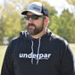UnderPar Collection: Custom Black/Grey Trucker PVC Snapback UnderPar Hat