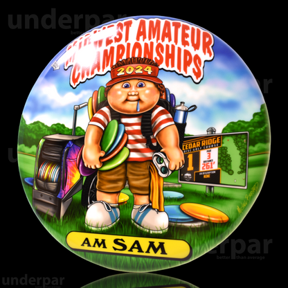 Michael Barnard 24' Midwest Amatuer Championships Dyemax AM SAM Disc Golf Discs