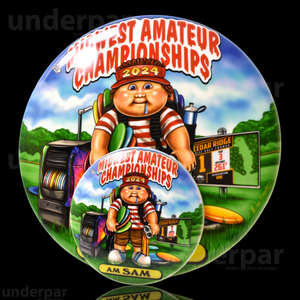 Michael Barnard 24' Midwest Amatuer Championships Dyemax MINI MARKER Judge Disc Golf