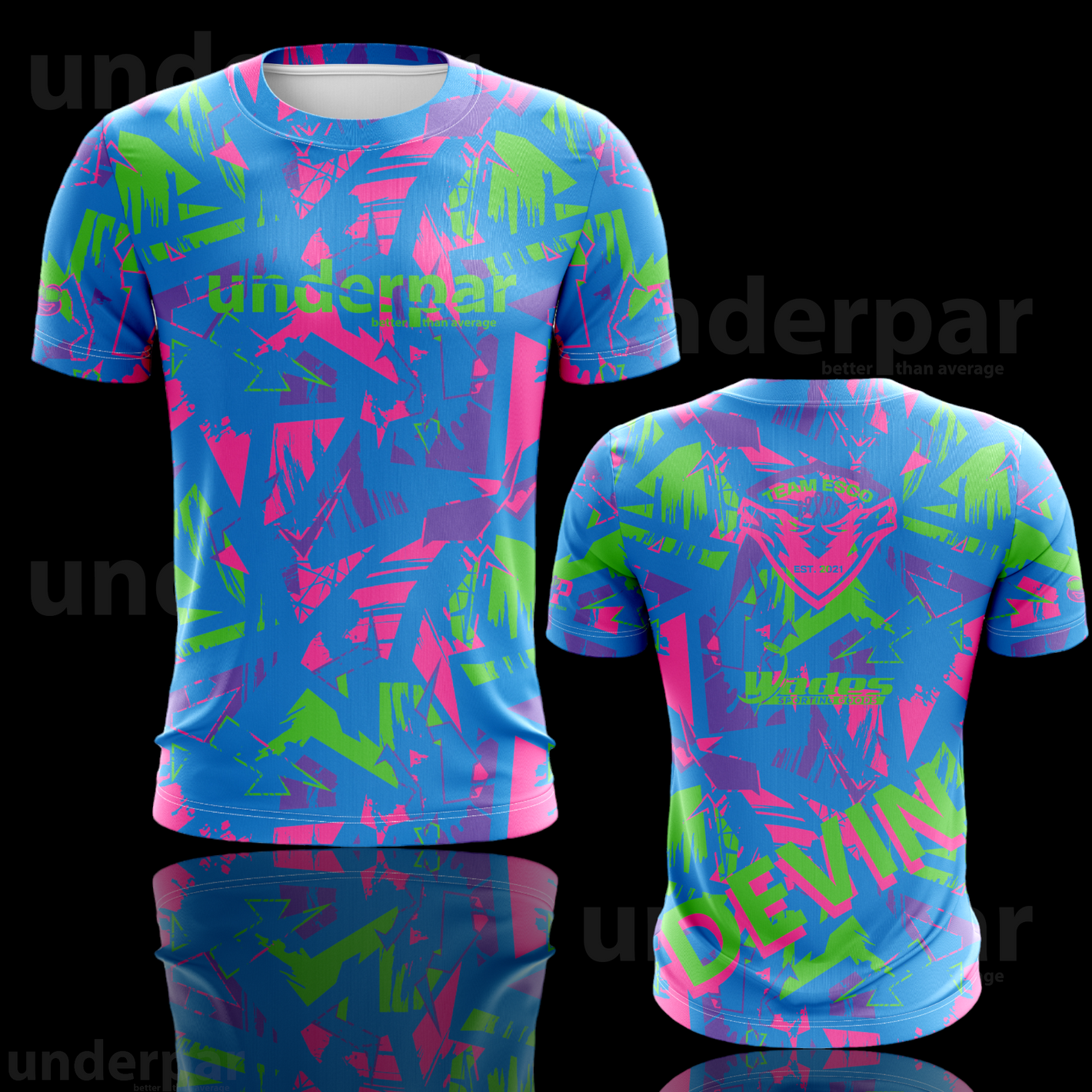 UnderPar Customs Sublimation: 'Color your own Graffiti'