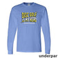 "Disc Golf is my Hero" Disc Golf Tee Long Sleeve Blend