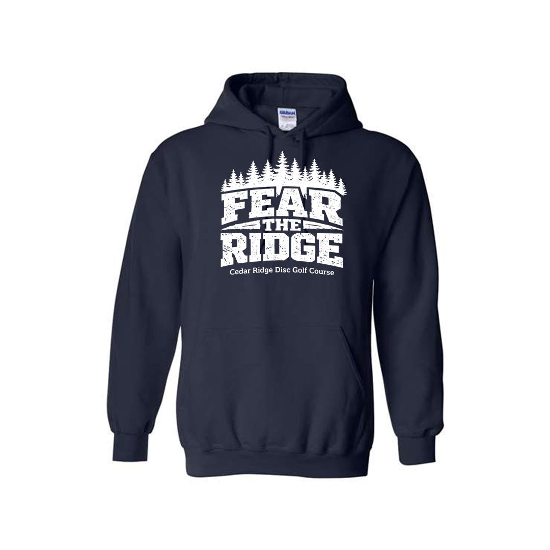 UnderPar Collection: Cedar Ridge 'Fear the Ridge' Disc Golf Pullover Hoodie