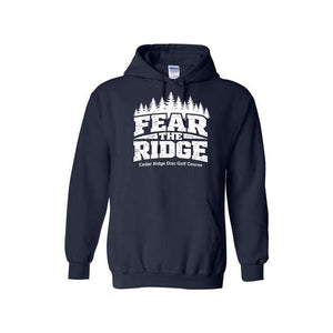 UnderPar Collection: Cedar Ridge 'Fear the Ridge' Disc Golf Pullover Hoodie
