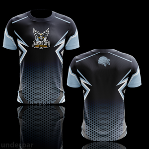 2023 NEW Version Kansas City Team Challenge Lightweight Polyester / Spandex Blend Shirt
