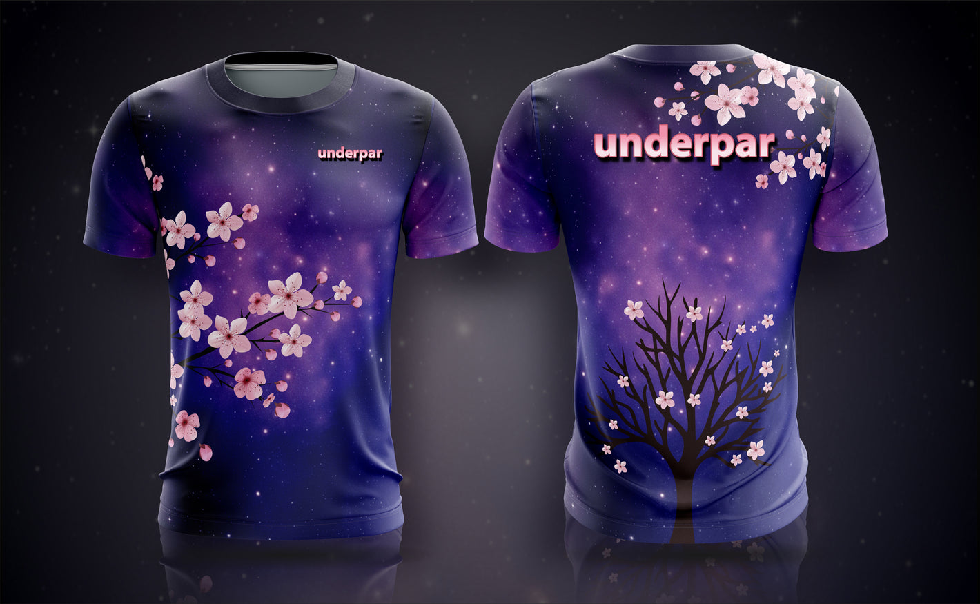 UnderPar Collection 'Midnight Blossom' Sublimation Jersey inspired by Aron Lough