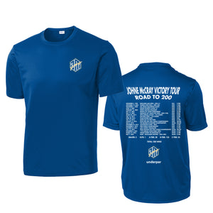 JohnE McCray Collection: 100% Polyester T-Shirt Pre-Order Road to 200