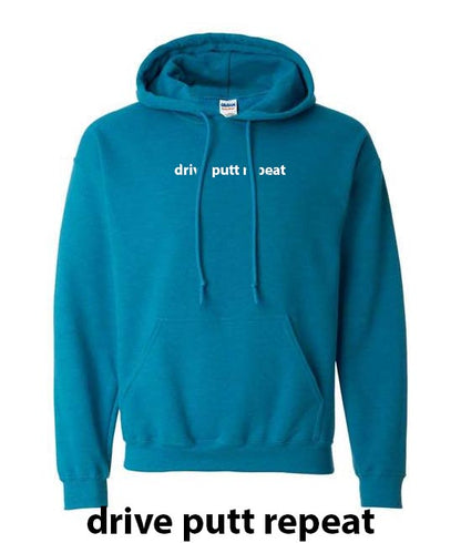 UnderPar Custom: Drive Putt Repeat Soft Cotton Hoodie