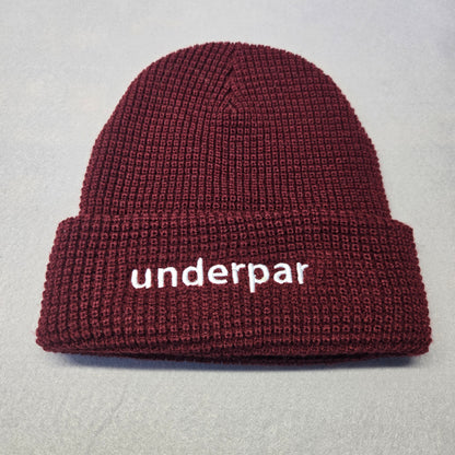 UnderPar Collection: Waffle Winter Disc Golf Beanie