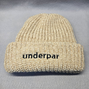 UnderPar 12" Chunky Knit Cuffed Disc Golf Beanie