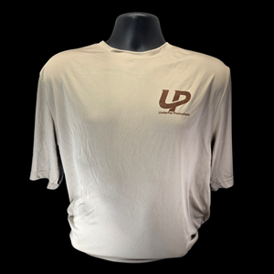 UnderPar 100% Polyester Dry Fit T-Shirt ' Chocolate'