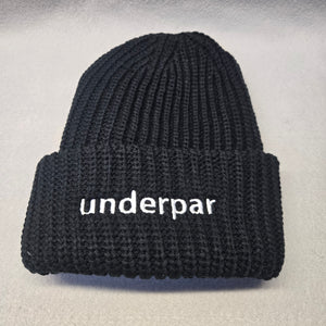 UnderPar 12" Chunky Knit Cuffed Disc Golf Beanie