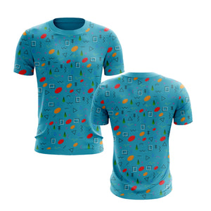 UnderPar Collection: Course Confetti Polyester/Spandex Blend Sublimation T-Shirt